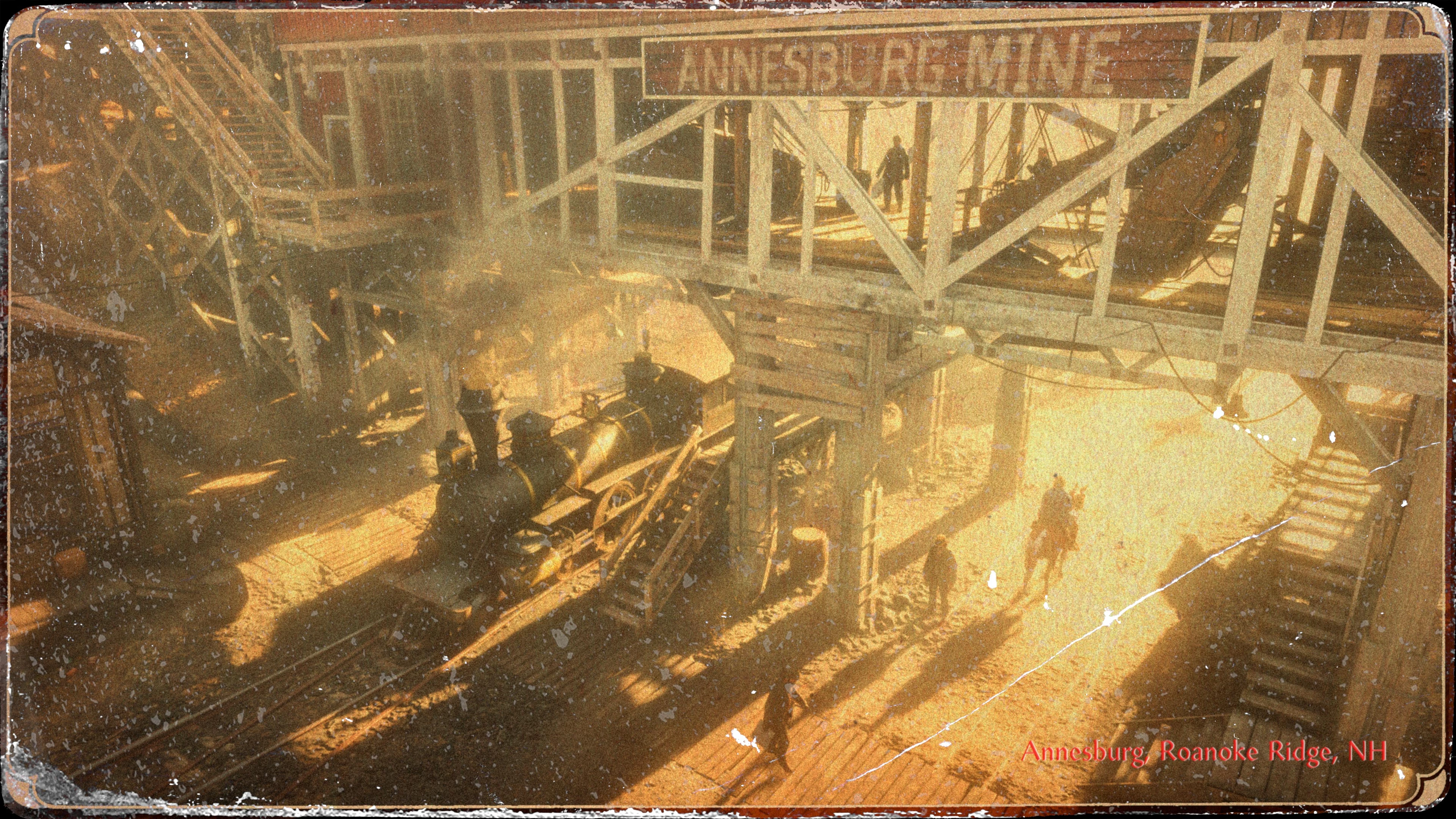 Annesburg — Minenstadt unter schwerem Rauch